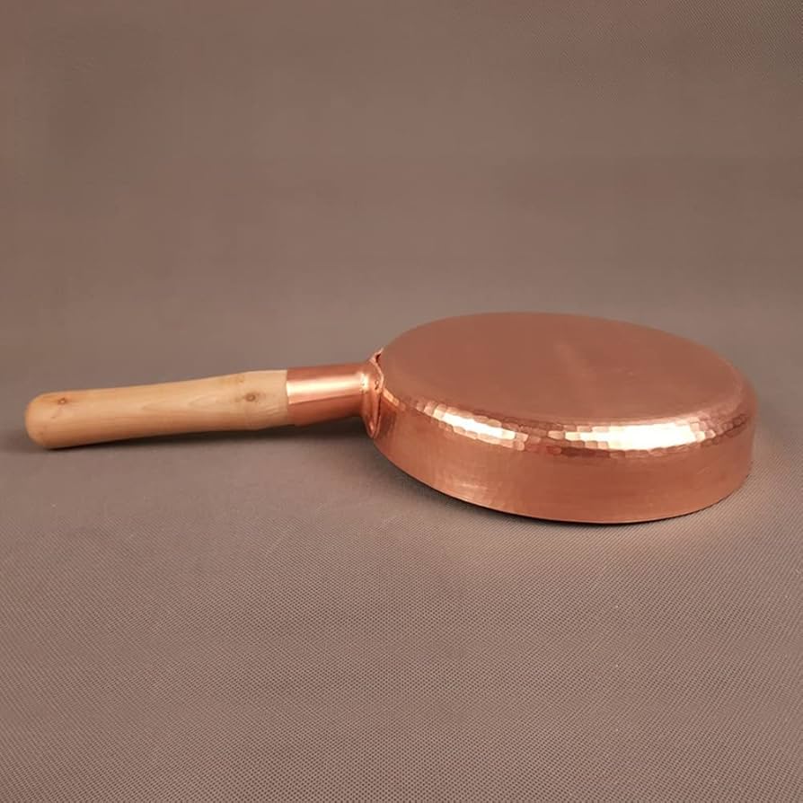 Amazon | 銅フライパン 純銅 フライパン フライパン 銅 純粋な手作りの